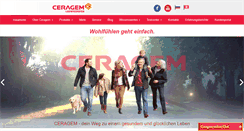 Desktop Screenshot of ceragem-ludwigshafen.de