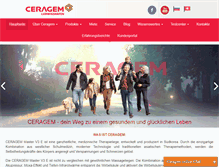 Tablet Screenshot of ceragem-ludwigshafen.de
